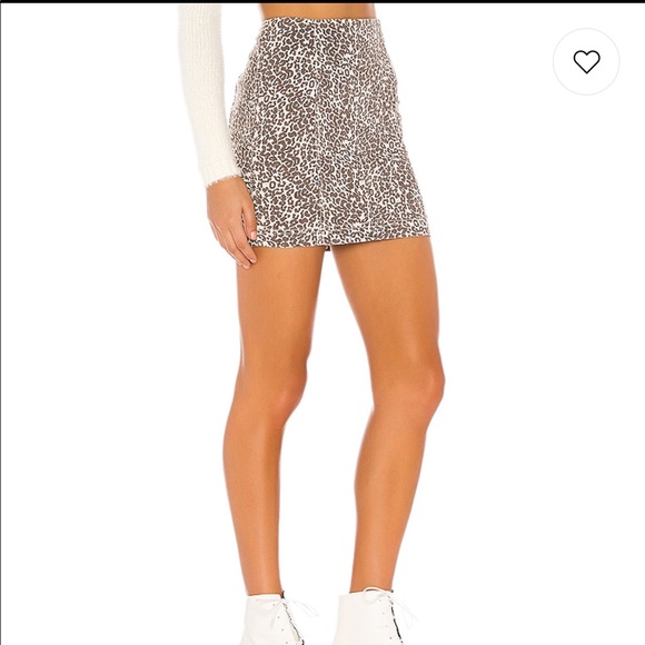 FP CHEETAH SKIRT WORN ONCE - Picture 2 of 7